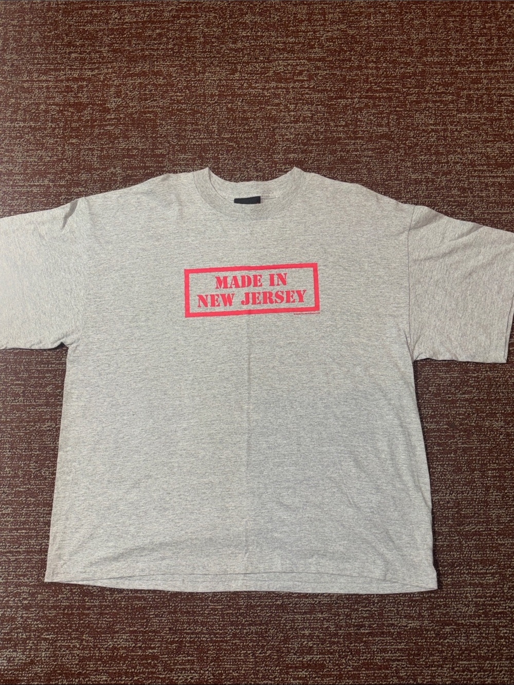Vintage Sopranos Made in New Jersey Graphic Tee - Gray casual short sleeve XXL